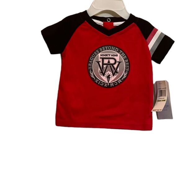 NWT Rocawear Cotton Red T-Shirt Size 3-6 Months - Picture 1 of 3